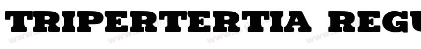 Tripertertia Regular字体转换